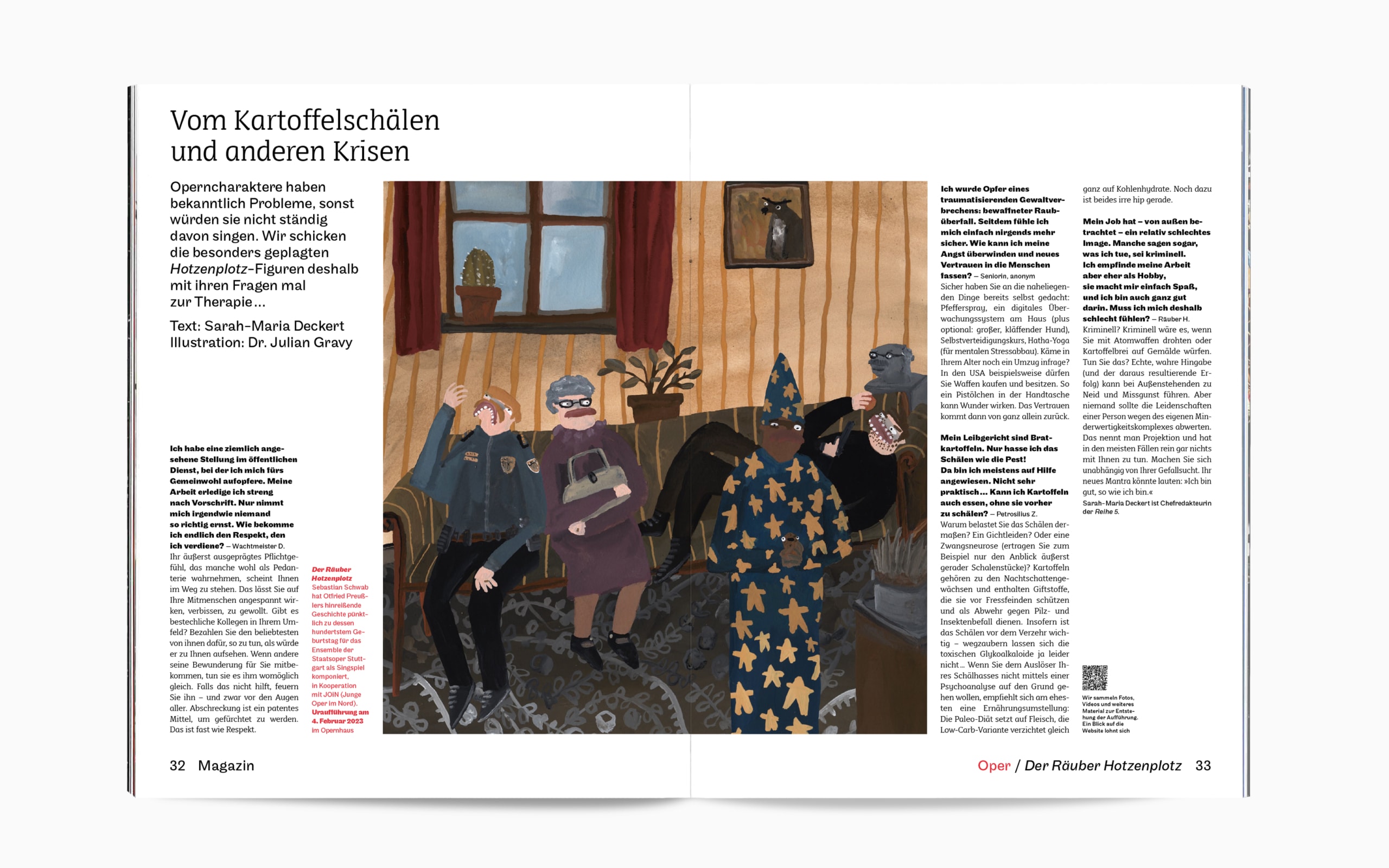 Bureau Johannes Erler – Reihe 5 – Magazin der Staatstheater Stuttgart